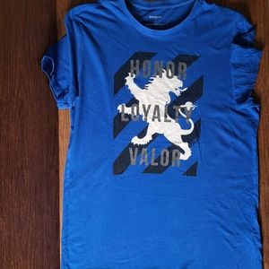 EXPRESS ROYAL BLUE honor/loyalty/Valor Tshirt